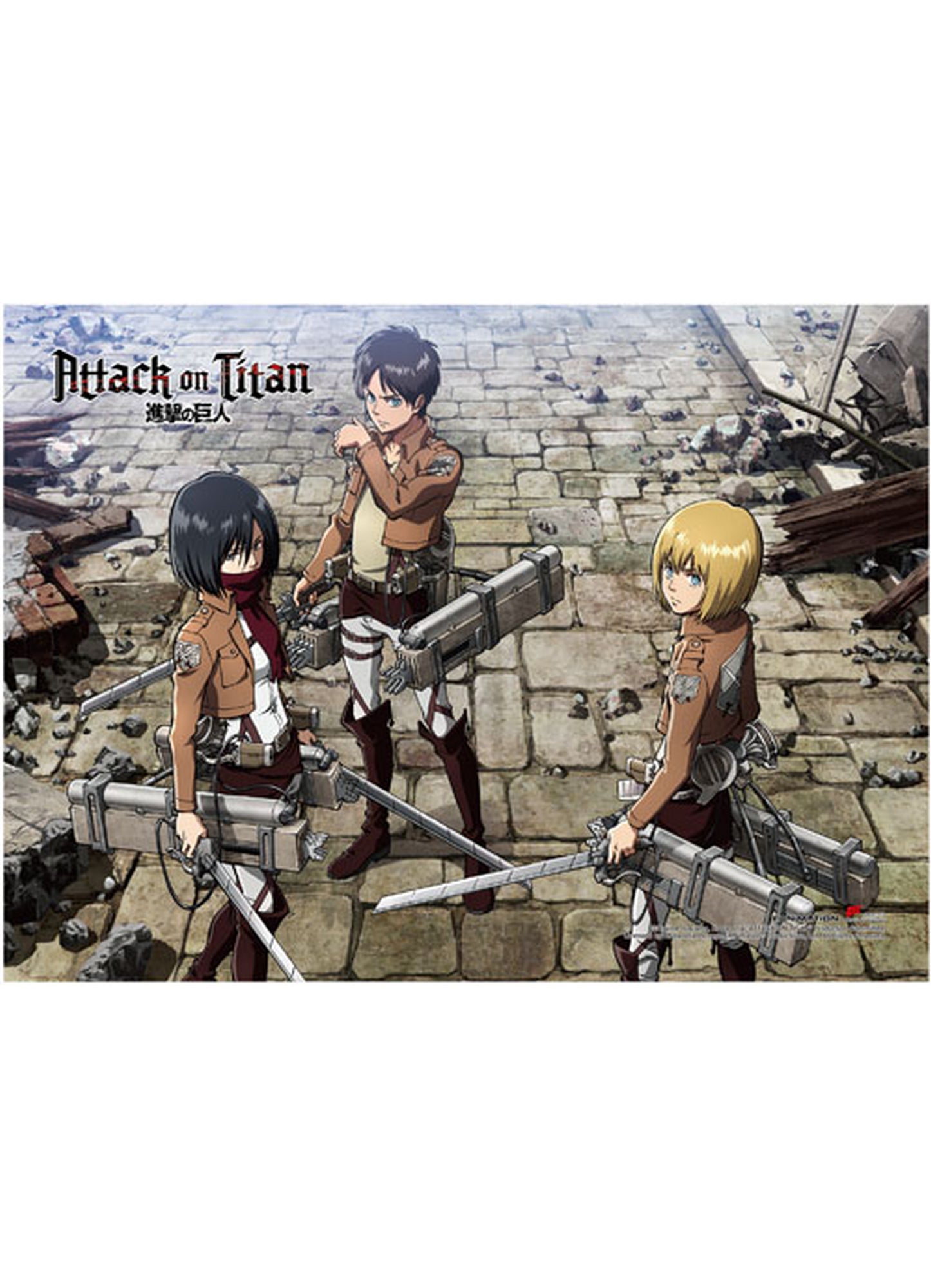 Attack On Titan - Group 1 High End Wall Scroll 31"W x 43"H