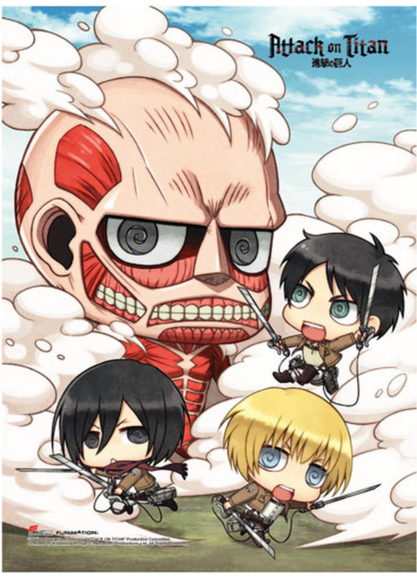 Attack On Titan - SD Group High End Wall Scroll 31"W x 43"H