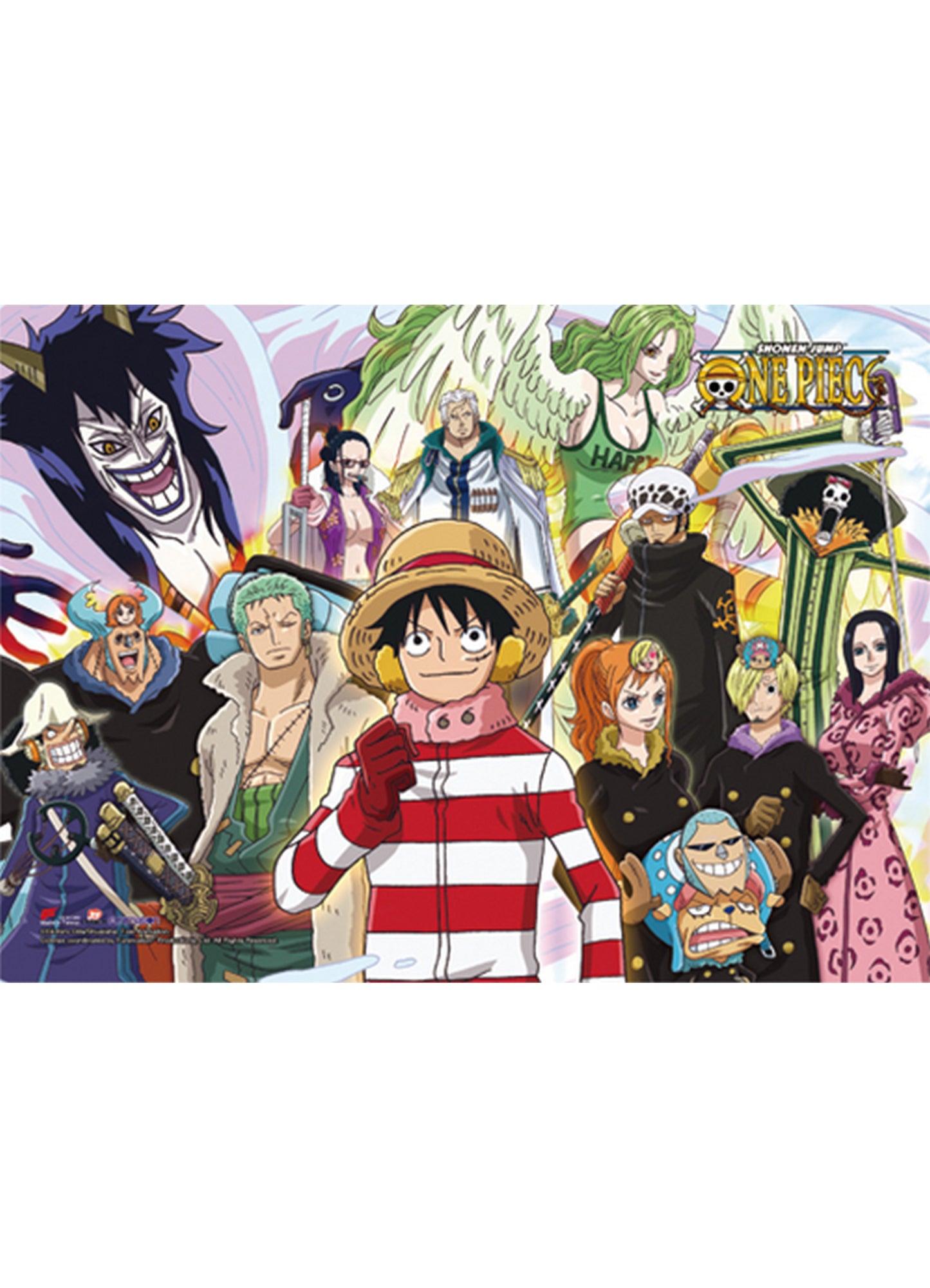 One Piece - Group 2 Hi-End Wall Scroll 31"W x 43"H
