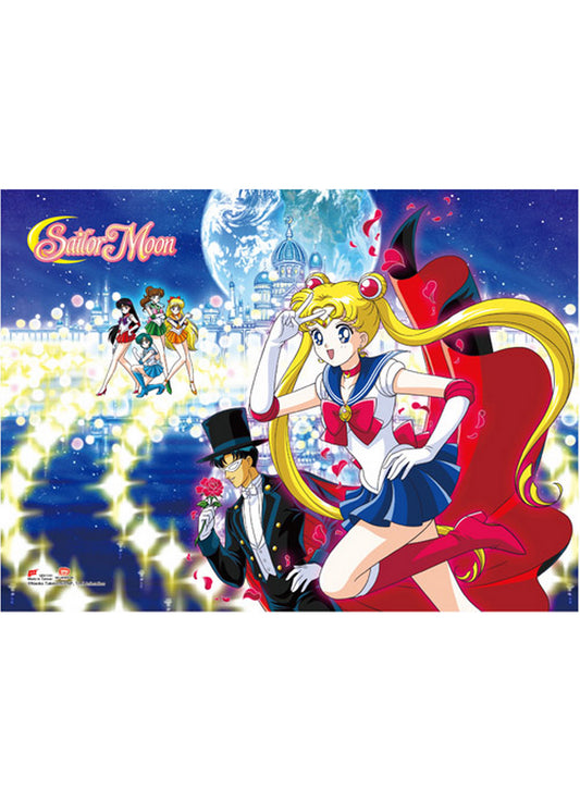 Sailor Moon - Group Hi-End Wall Scroll 31"W x 43"H