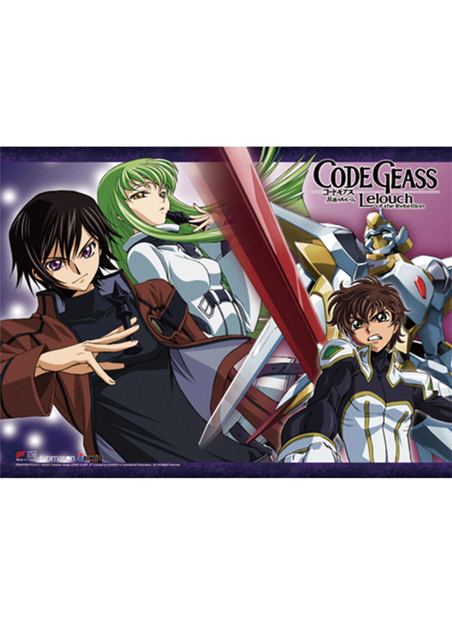 Code Geass S1 - Group Hi-End Wall Scroll 18.5"W x 25.2"H
