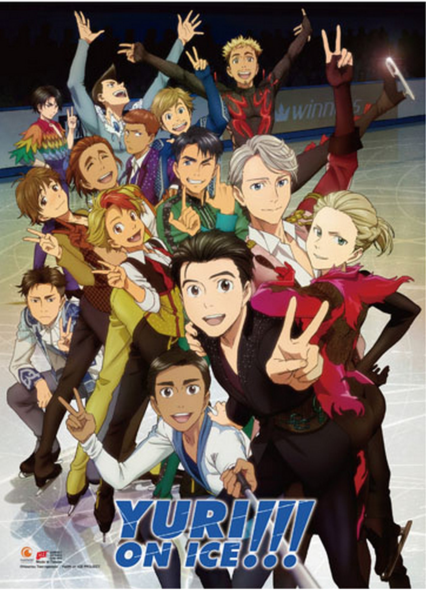 Yuri! On Ice - New Key Art Hi-End Wall Scroll 31"W x 43"H