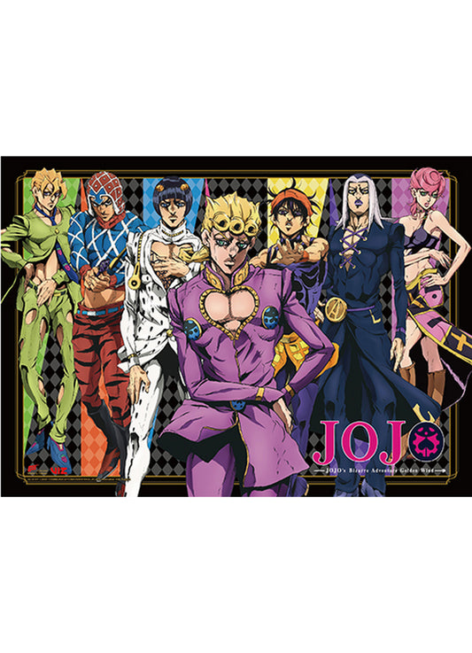 Jojos S4 - Characters Group Hi-End Wall Scroll 31"W x 43"H