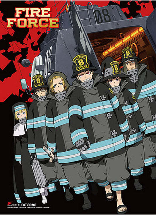 Fire Force - Key Art Hi-End Wall Scroll 31"W x 43"H