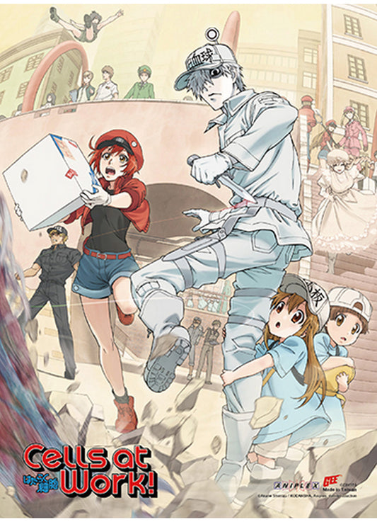 Cells At Work! - Key Art SS Wall Scroll 18.5"W x 25.2"H