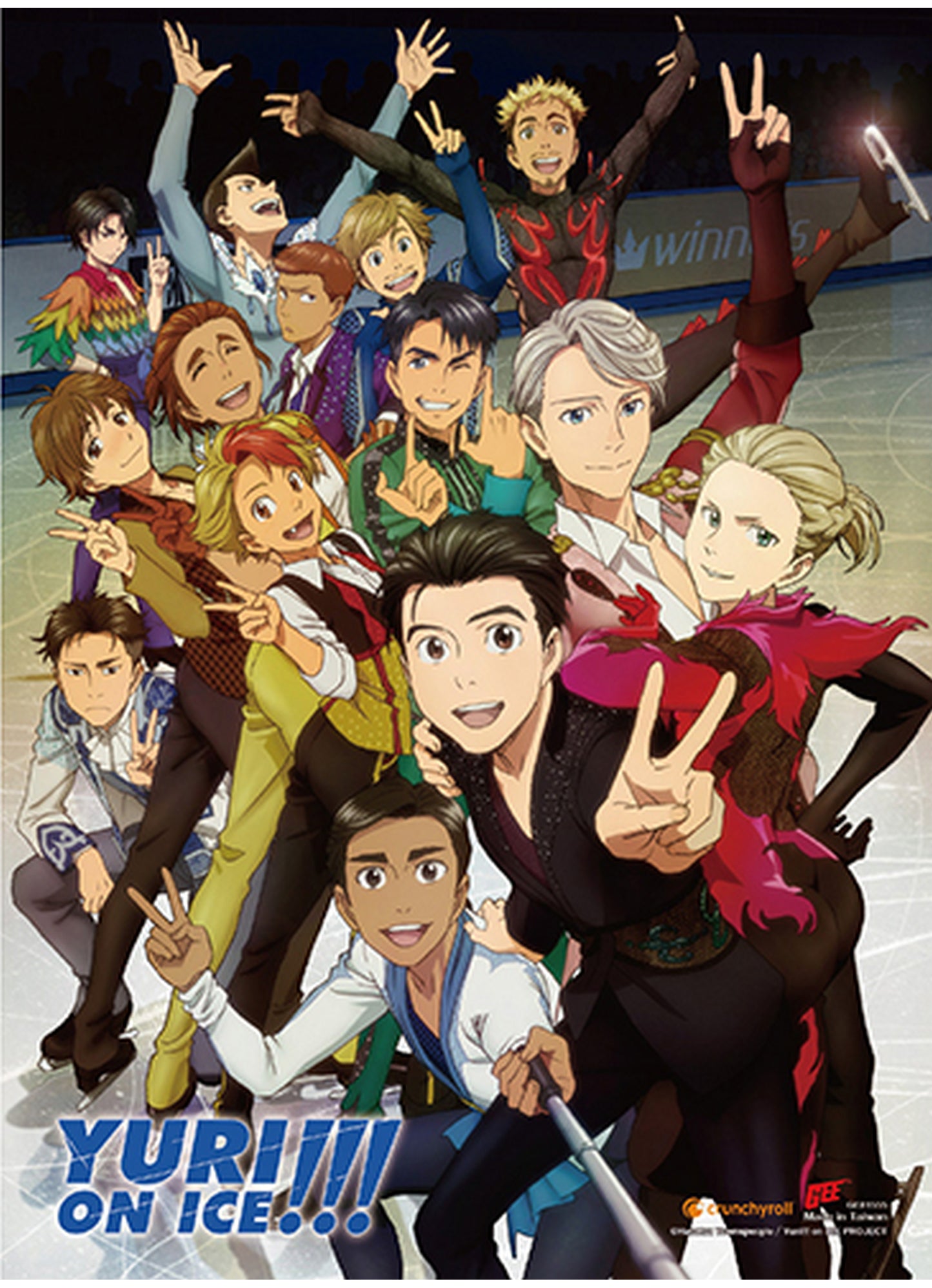 Yuri! On Ice - New Key Art SS Wall Scroll 18.5"W x 25.2"H