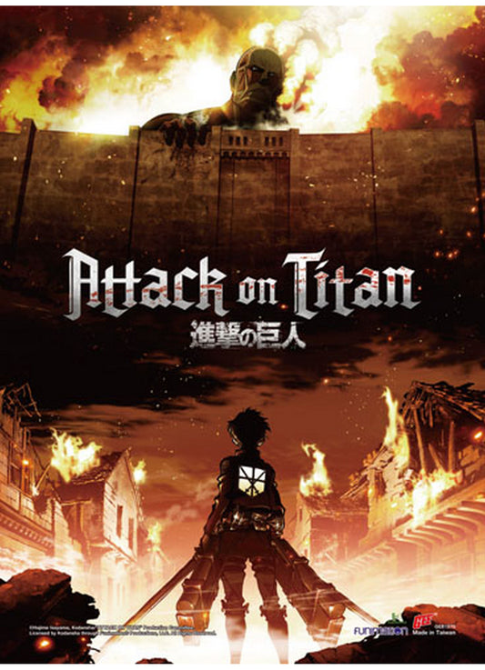 Attack On Titan - Key Art SS Wall Scroll 18.5"W x 25.2"H