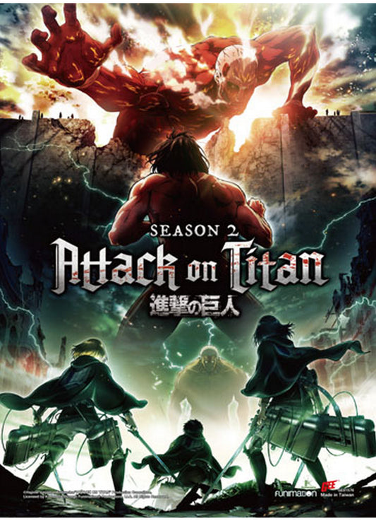 Attack on Titan Season 2 - Key Art SS Wall Scroll 18.5"W x 25.2"H