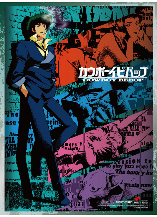 Cowboy Bebop - Spike Spiegel Smoking SS Wall Scroll 18.5"W x 25.2"H