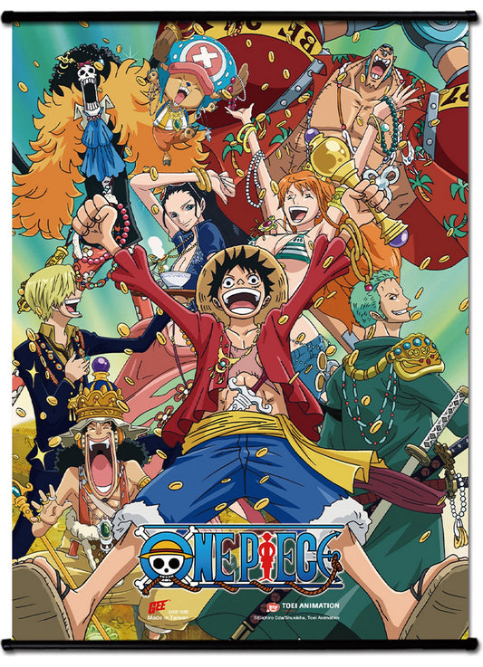 One Piece - New World Group SS Wall Scroll 18.5"W x 25"H