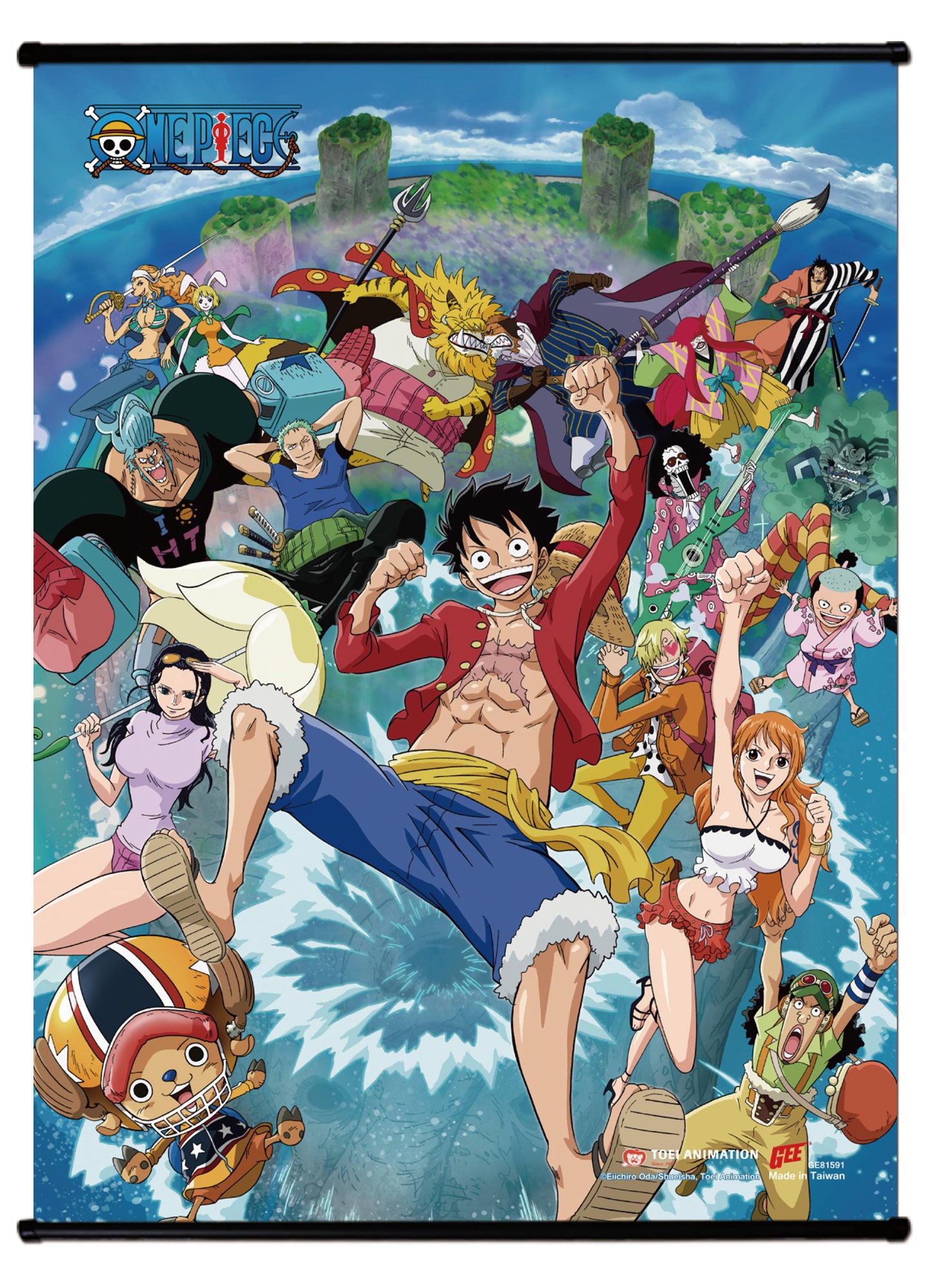 One Piece - 2017 Key Art SS Wall Scroll 18.5"W x 25"H
