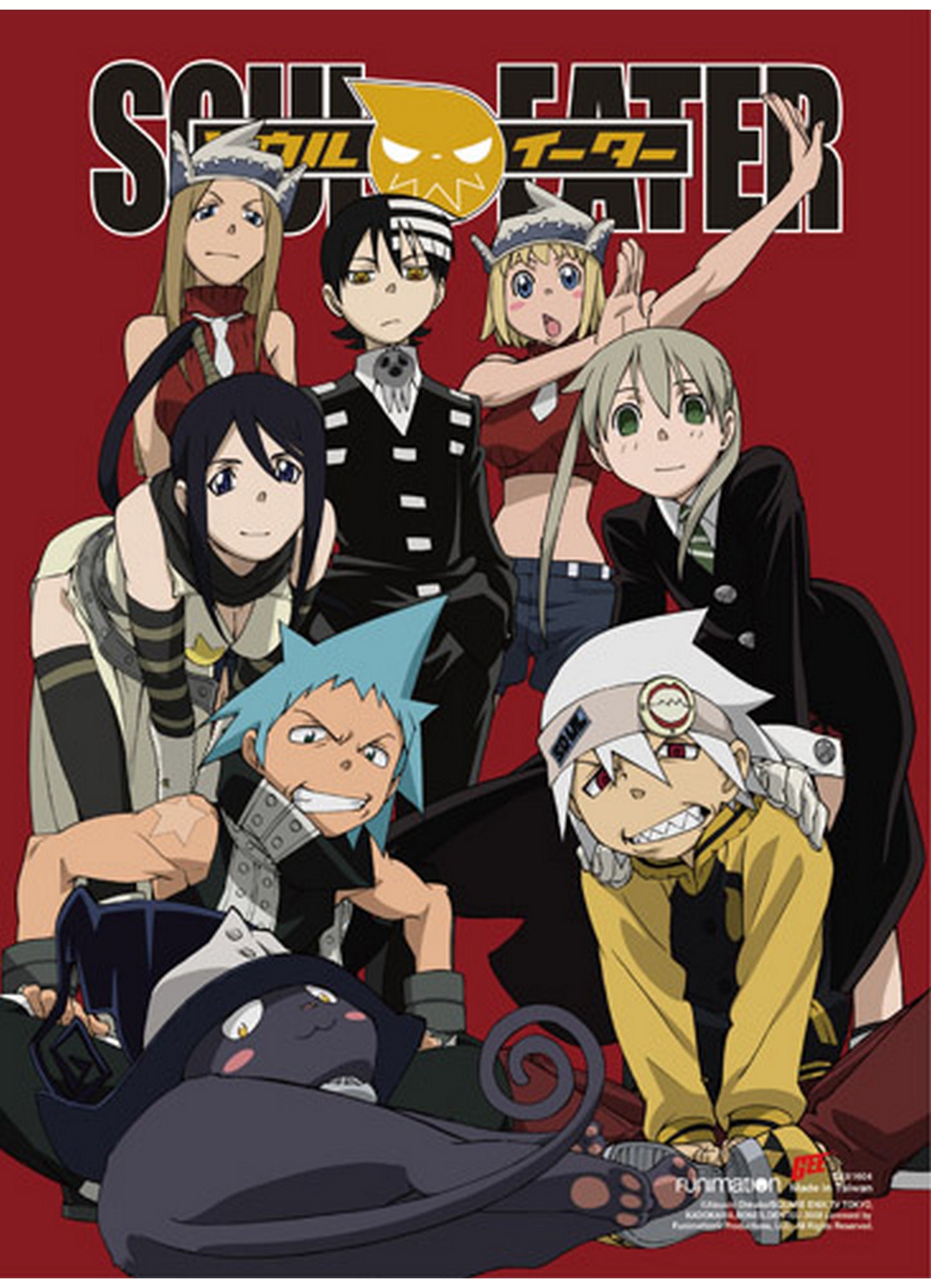Soul Eater - Group #B SS Wall Scroll 18.5"W x 25.2"H