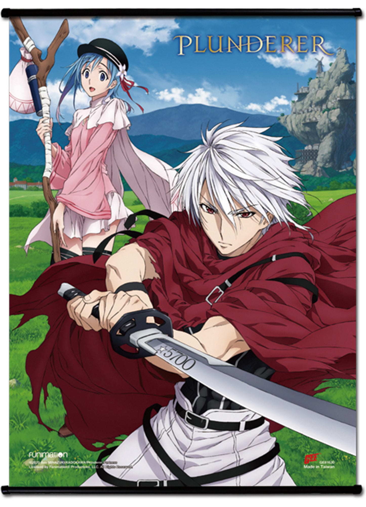 Plunderer - Licht Bach & Hina Farrow SS Wall Scroll 18.5"W x 25.2"H