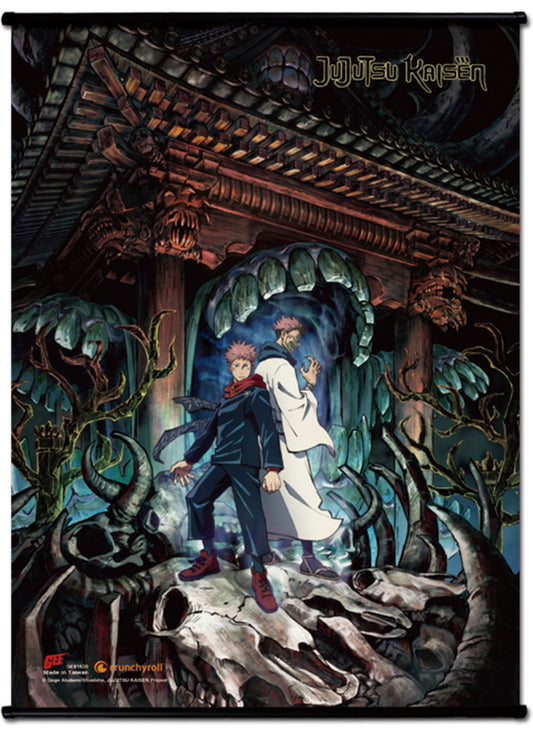 Jujutsu Kaisen - Key Art #A SS Wall Scroll 18.5"W x 25.2"H
