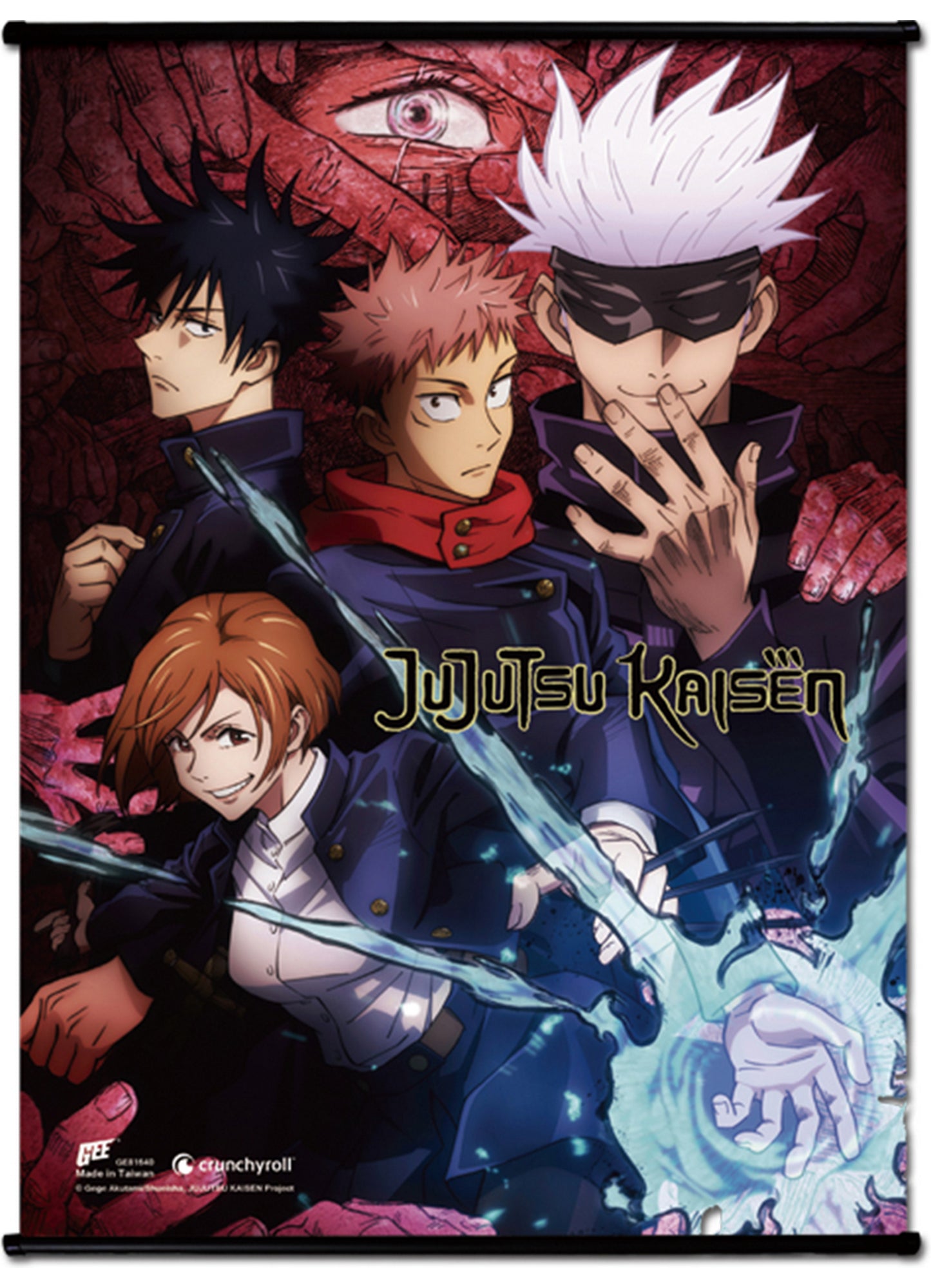 Jujutsu Kaisen - Key Art #B SS Wall Scroll 18.5"W x 25.2"H