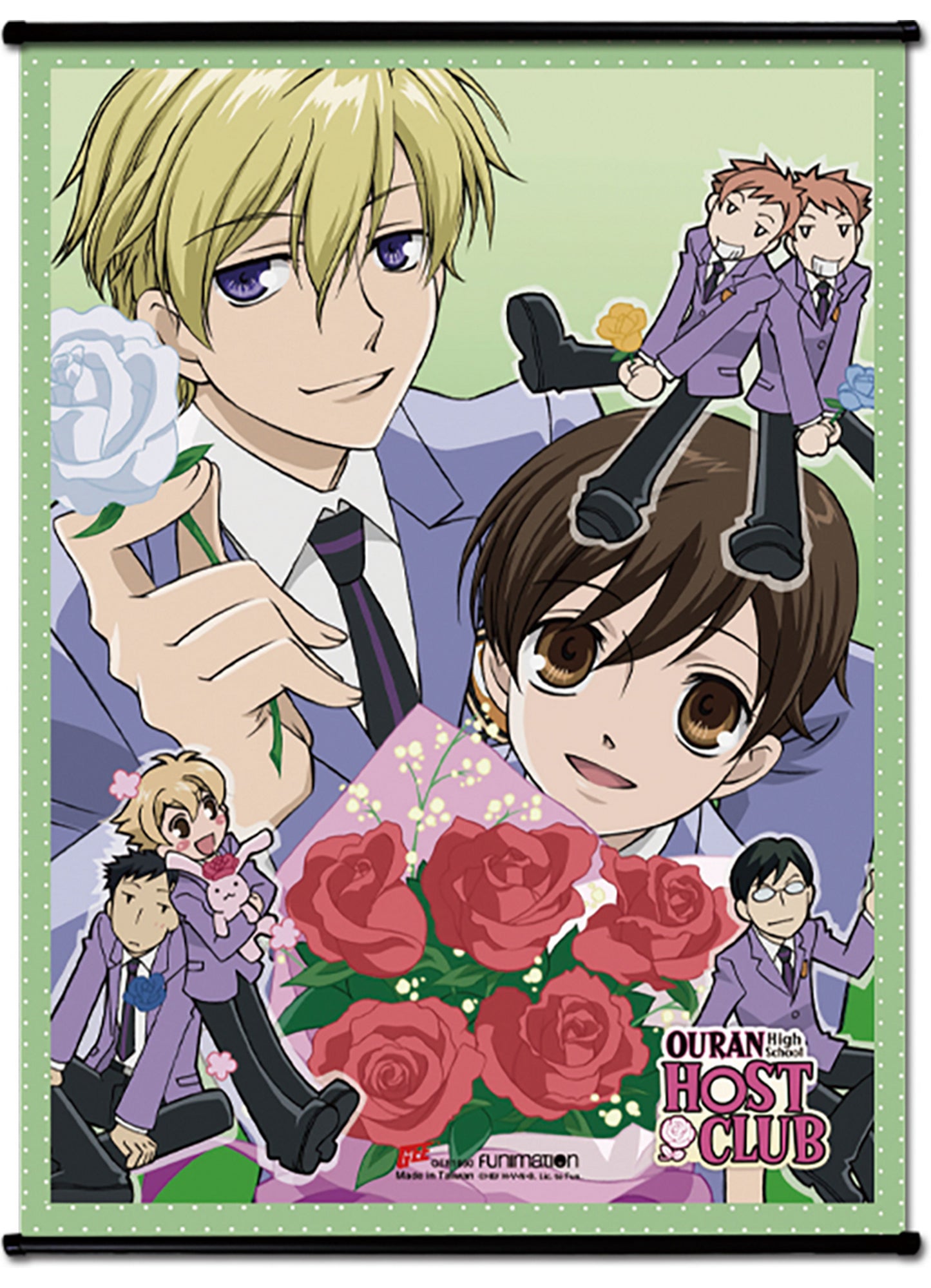 Ouran High School Host Club - Key Art #A SS Wall Scroll 18.5"W x 25.2"H