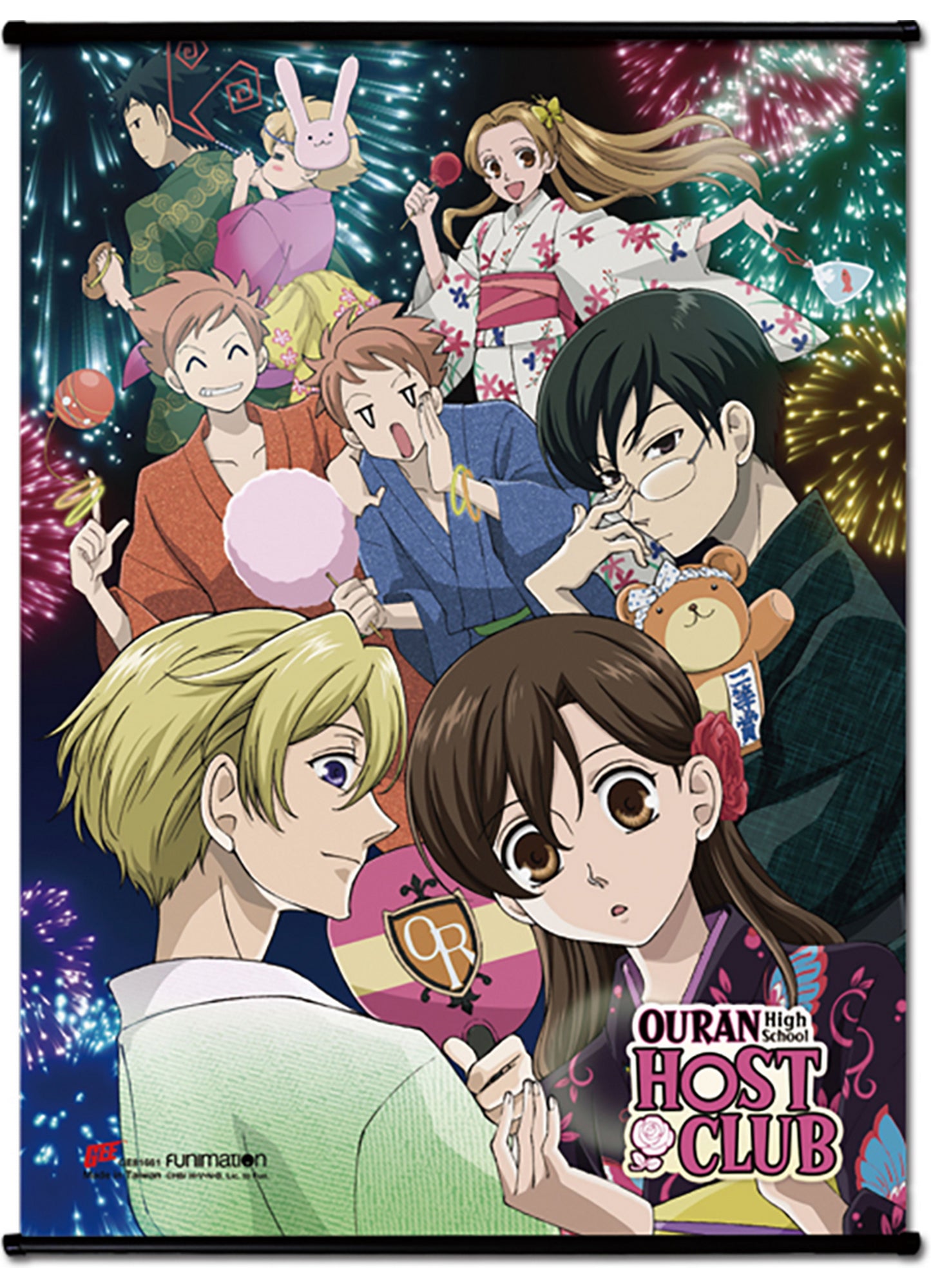 Ouran High School Host Club - Key Art #B SS Wall Scroll 18.5"W x 25.2"H