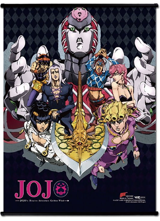 Jojos S4 - Key Art #A SS Wall Scroll 18.5"W x 25.2"H