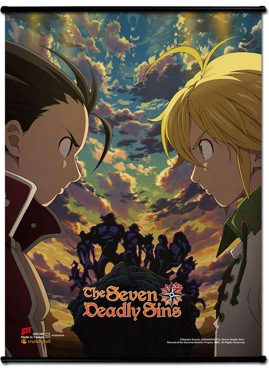 The Seven Deadly Sins S3 - Key Art #B SS Wall Scroll 18.5"W x 25.2"H