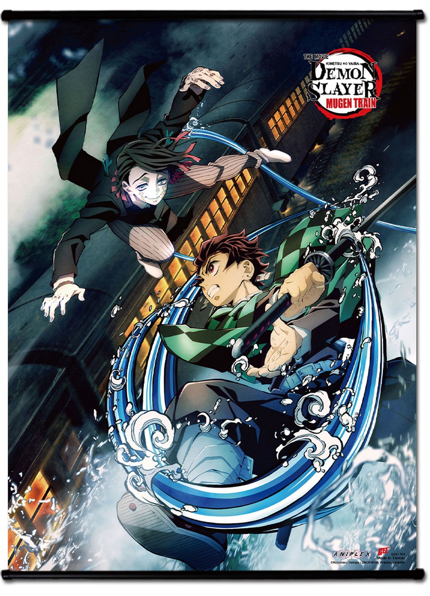 Demon Slayer The Movie Infinity - Key Art #B SS Wall Scroll 18.5"W x 25.2"H