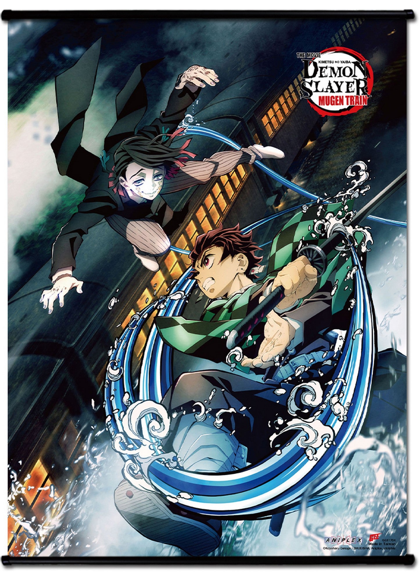 Demon Slayer The Movie Infinity - Key Art #B SS Wall Scroll 18.5"W x 25.2"H
