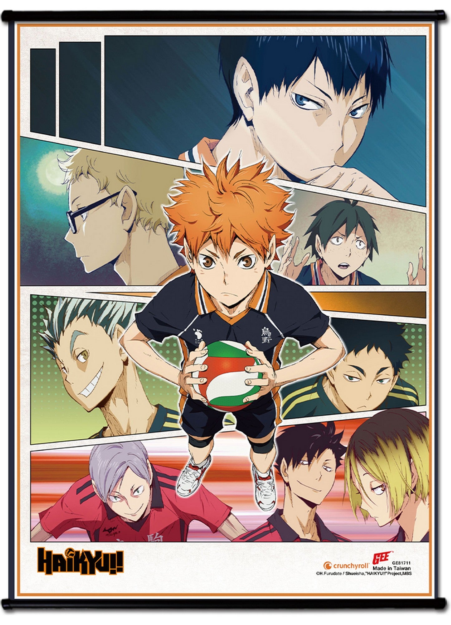 Haikyu S2 - Keyart #02 SS Wall Scroll 18.5"W x 25.2"H