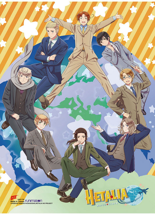 Hetalia Season 7 - Key Visual 01 SS Wall Scroll 18.5"W x 25.2"H