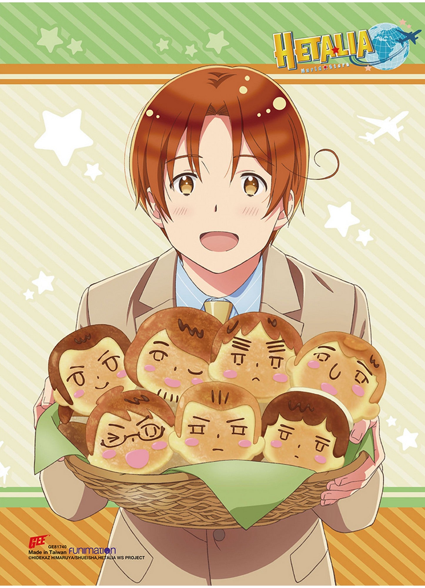 Hetalia Season 7 - Character Group 01 SS Wall Scroll 18.5"W x 25.2"H