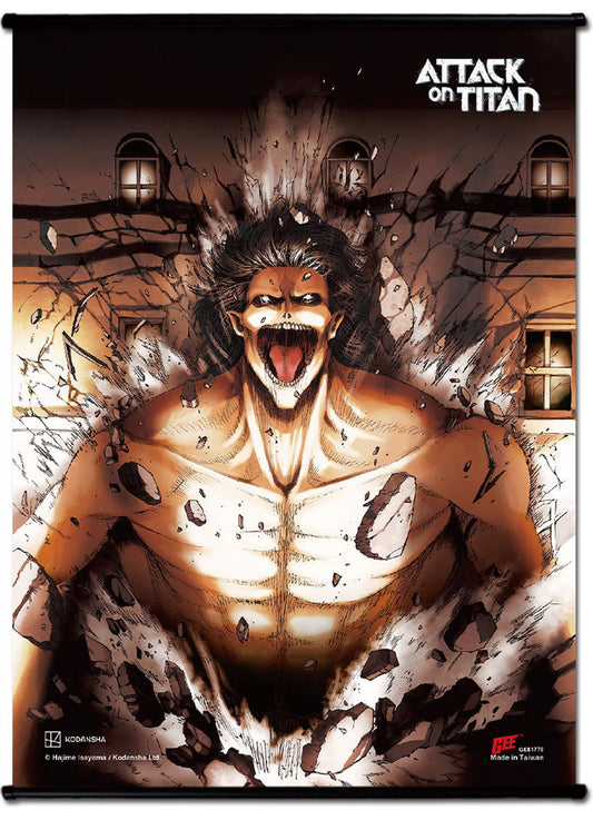 Attack On Titan Manga - Attacker SS Wall Scroll 18.5"W x 25.2"H