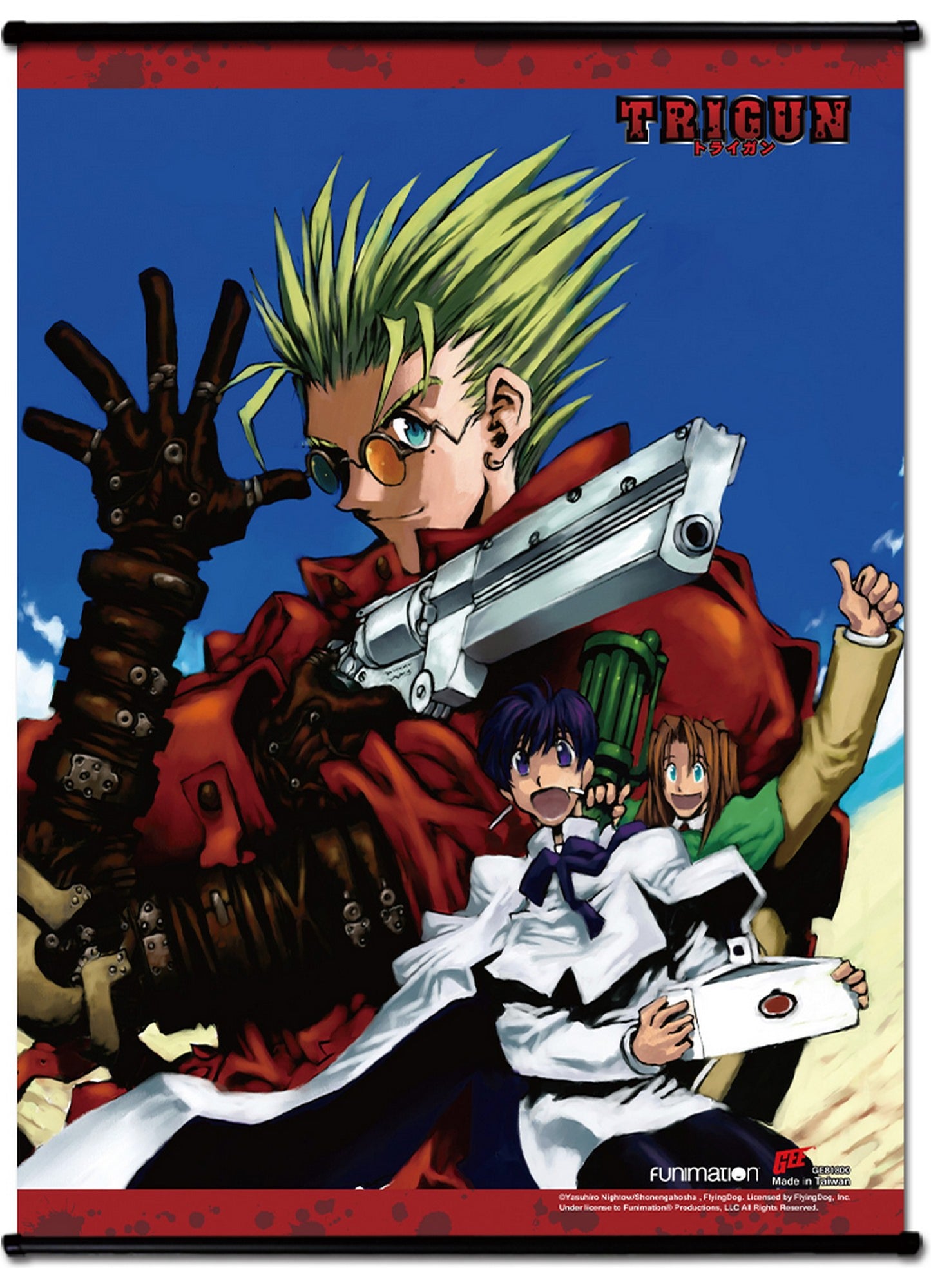 Trigun - Key Art #01 SS Wall Scroll 18.5"W x 25.2"H