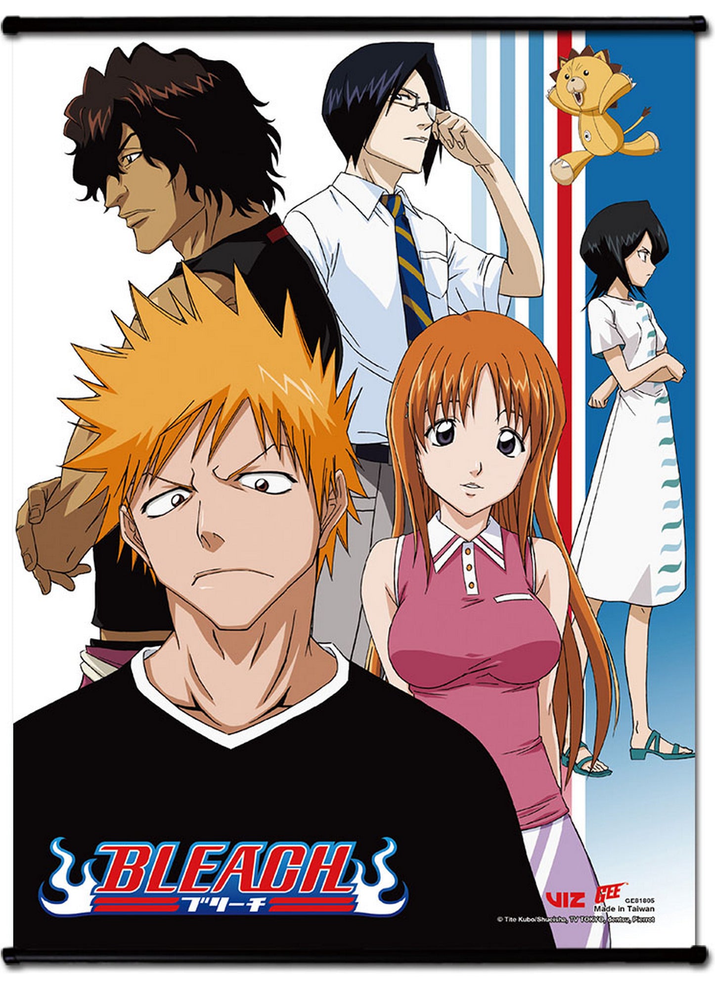 Bleach - Ichigo Kurosaki & Friends SS Wall Scroll 18.5"W x 25.2"H