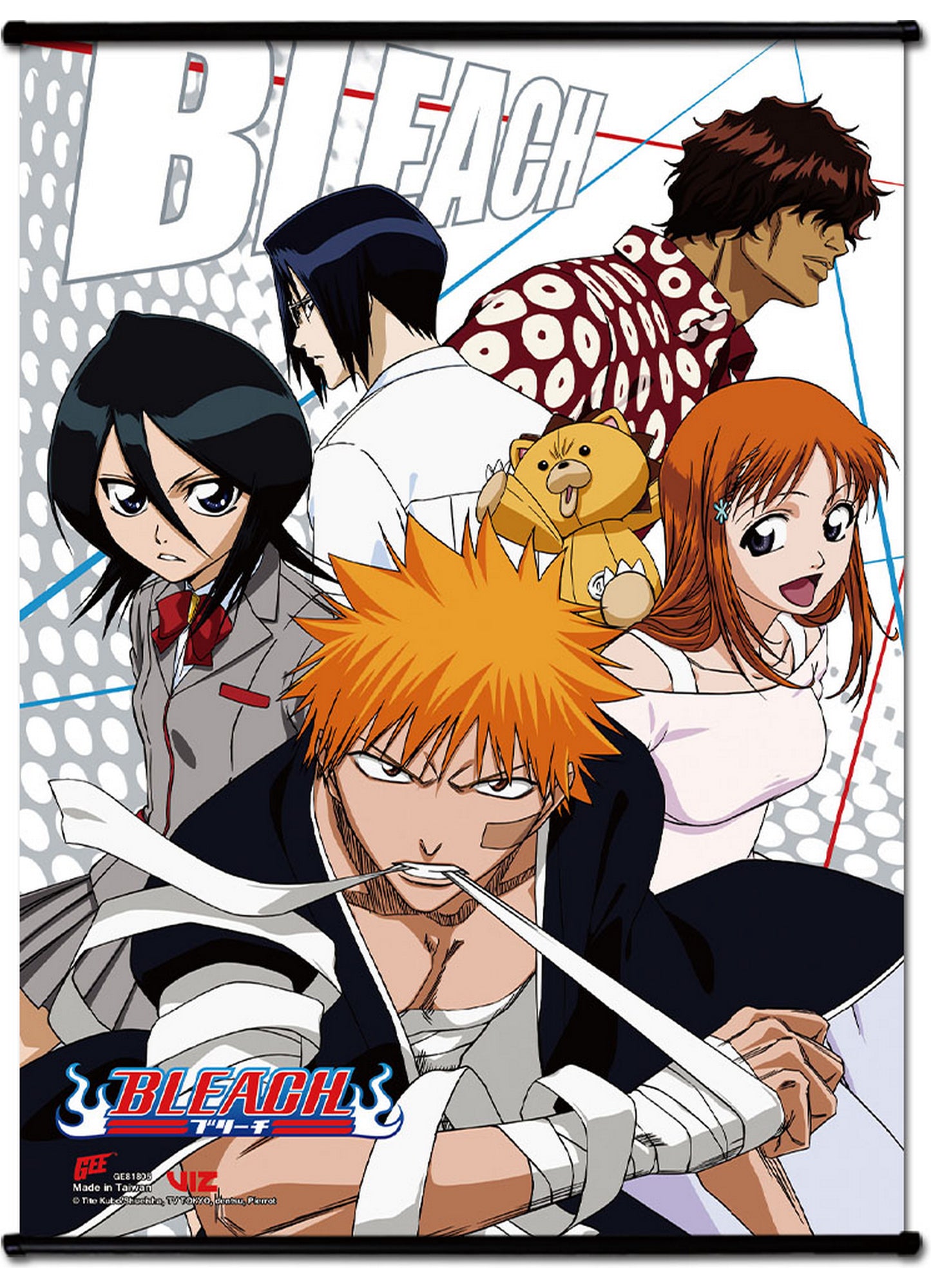 Bleach - Ichigo Kurosaki Group #A SS Wall Scroll 18.5"W x 25.2"H