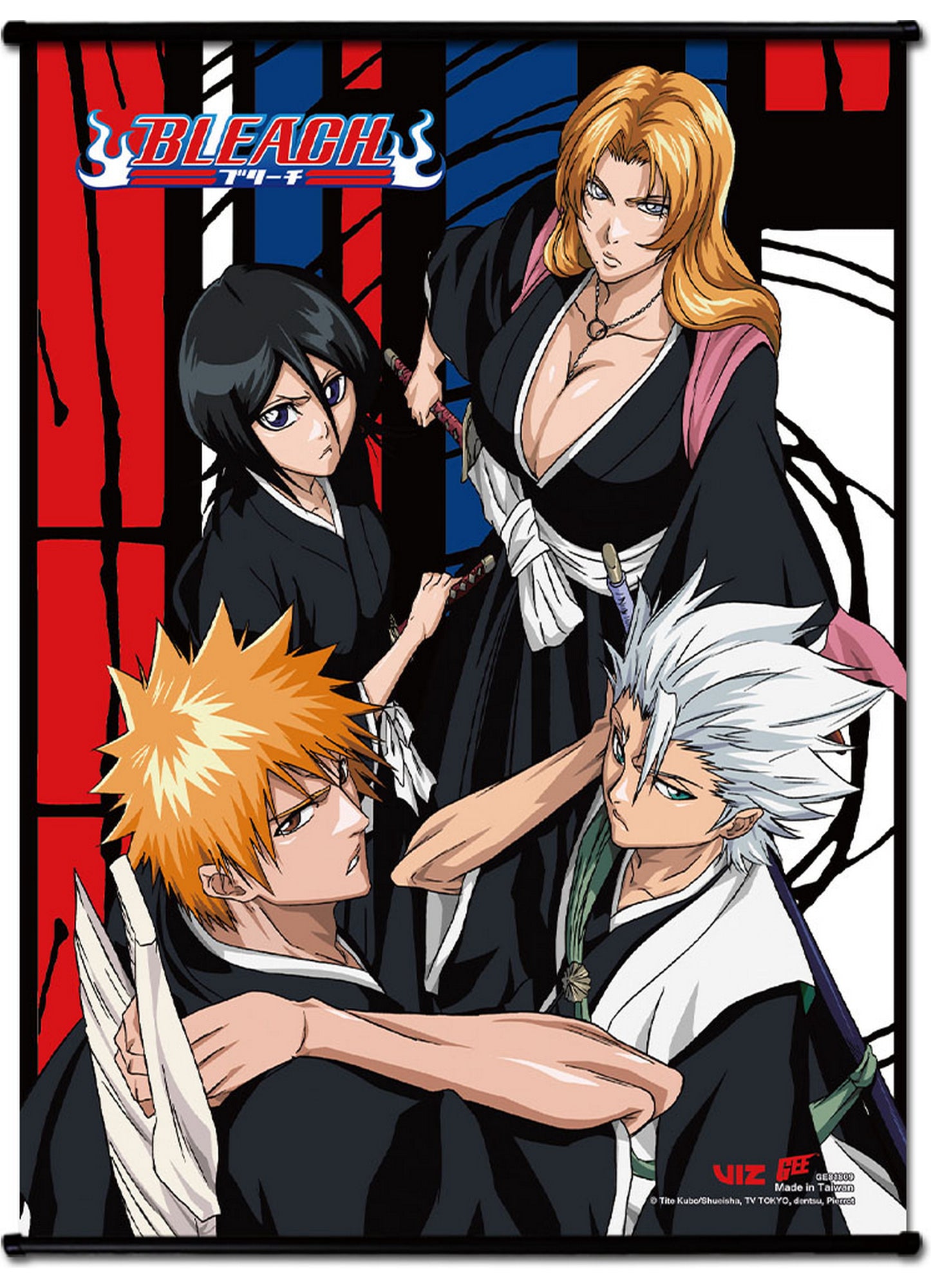 Bleach - Ichigo Kurosaki Group #B SS Wall Scroll 18.5"W x 25.2"H