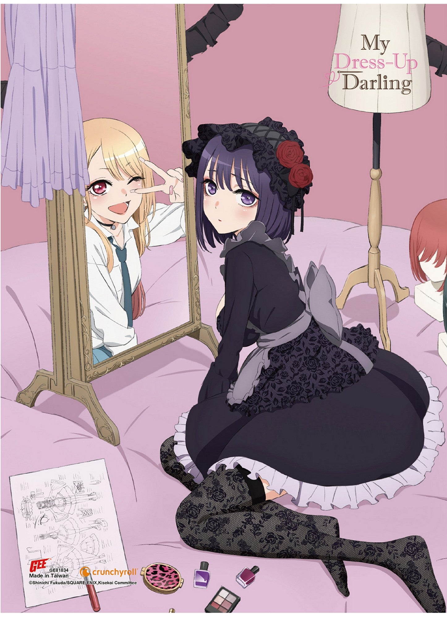 My Dress-Up Darling - Marin Kitagawa SS Wall Scroll 18.5"W x 25.2"H