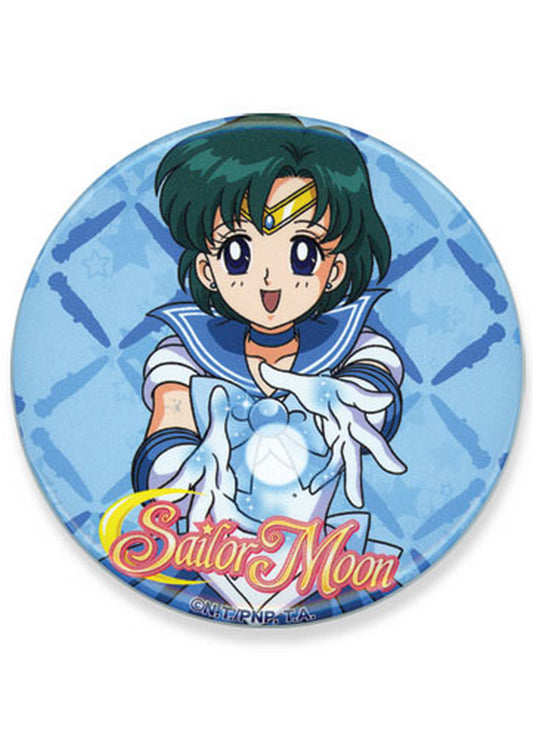 Sailor Moon - Sailor Mercury Icon Button 3"