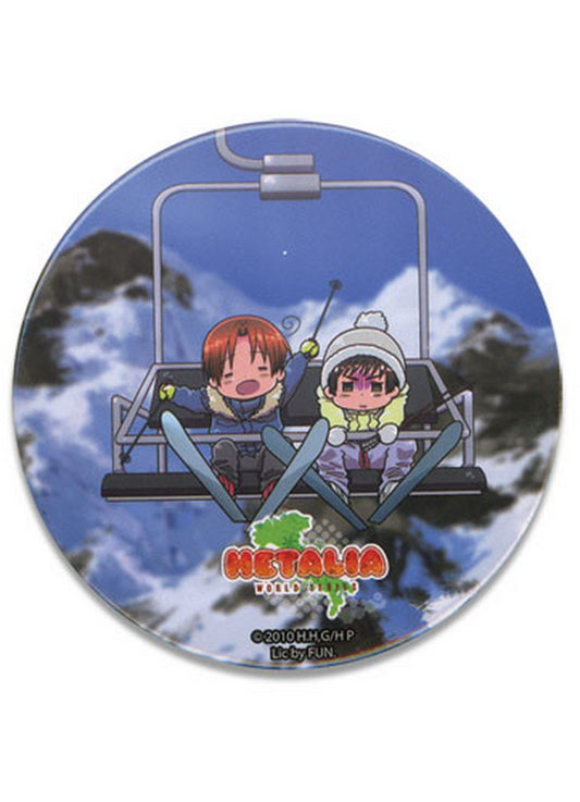 Hetalia World Series Snow Boarding 3' Button