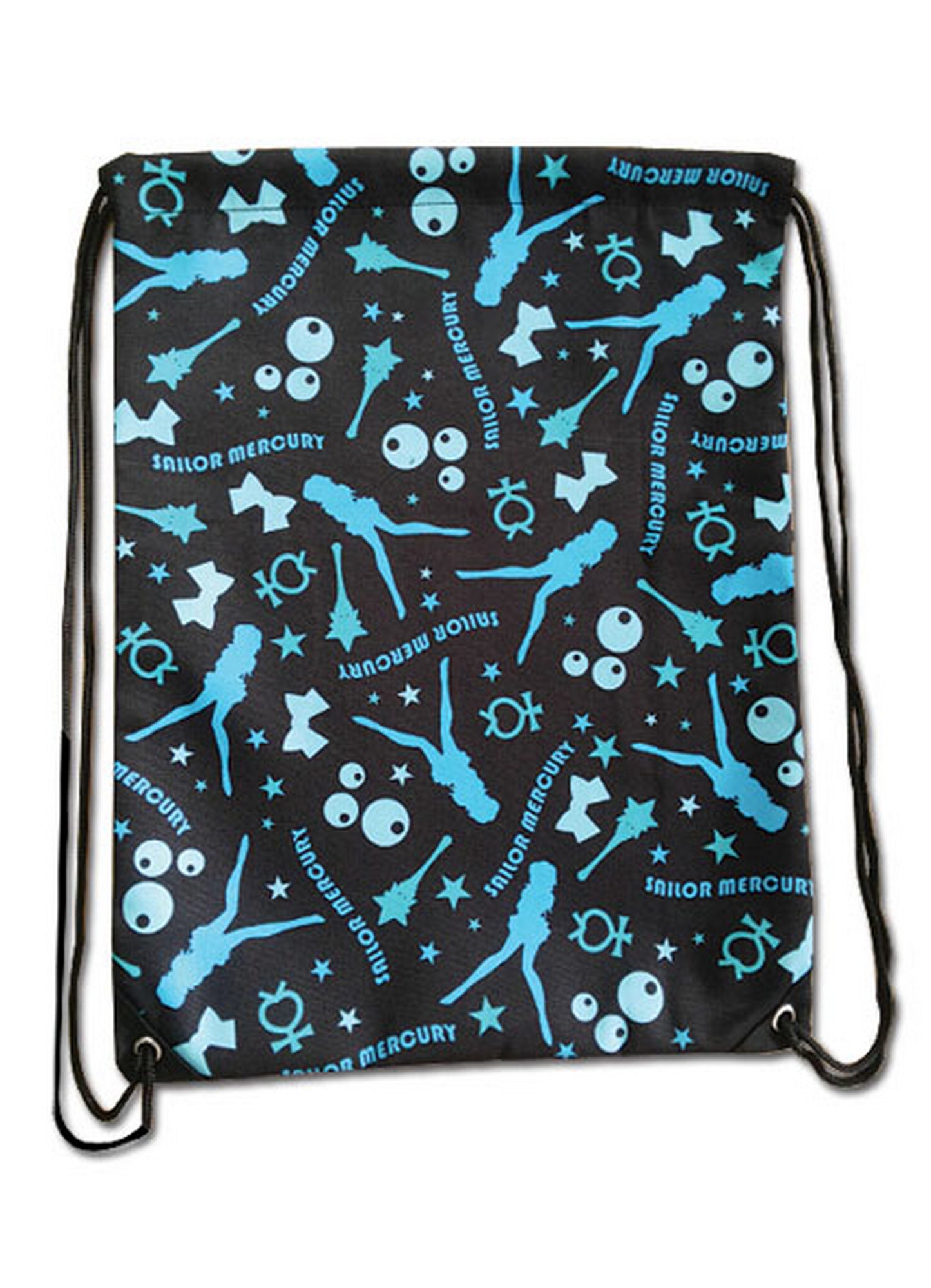 Sailor Moon R - Sailor Mercury Pattern Drawstring Bag