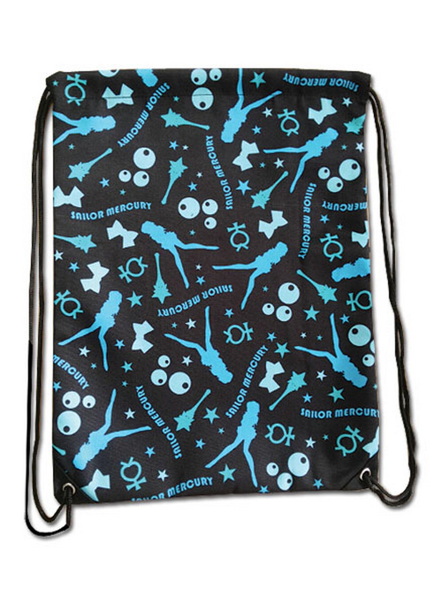 Sailor Moon R - Sailor Mercury Pattern Drawstring Bag