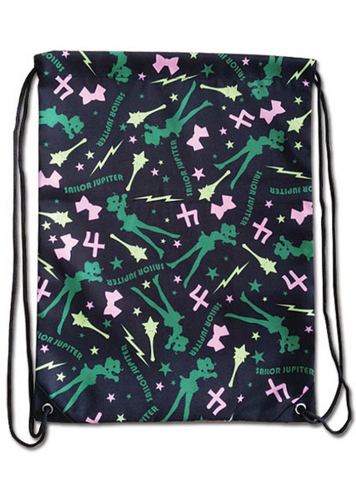 Sailor Moon R - Sailor Jupiter Pattern Drawstring Bag
