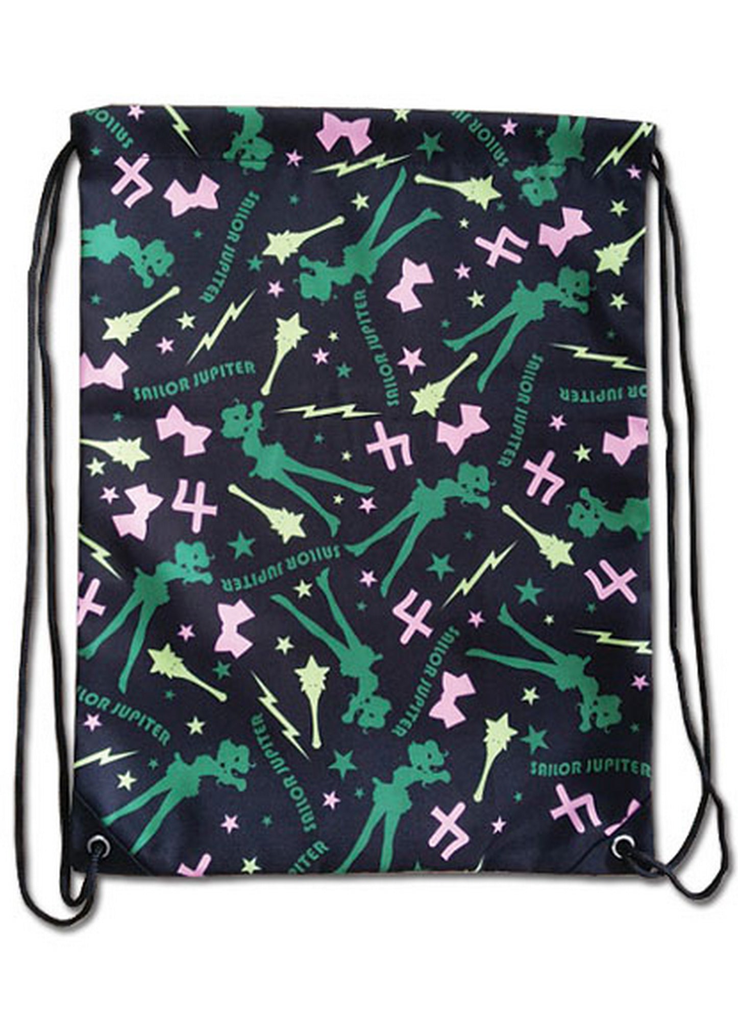 Sailor Moon R - Sailor Jupiter Pattern Drawstring Bag