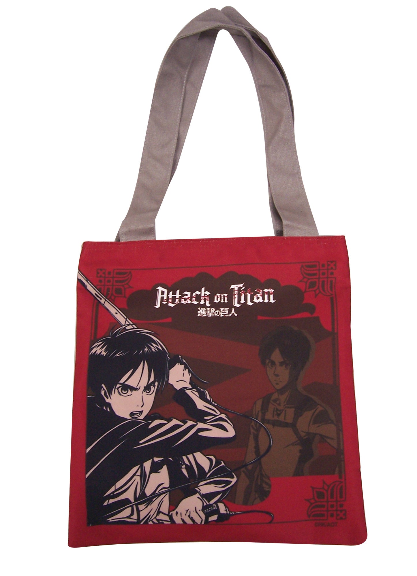 Attack On Titan - Red Eren Yeager Tote Bag