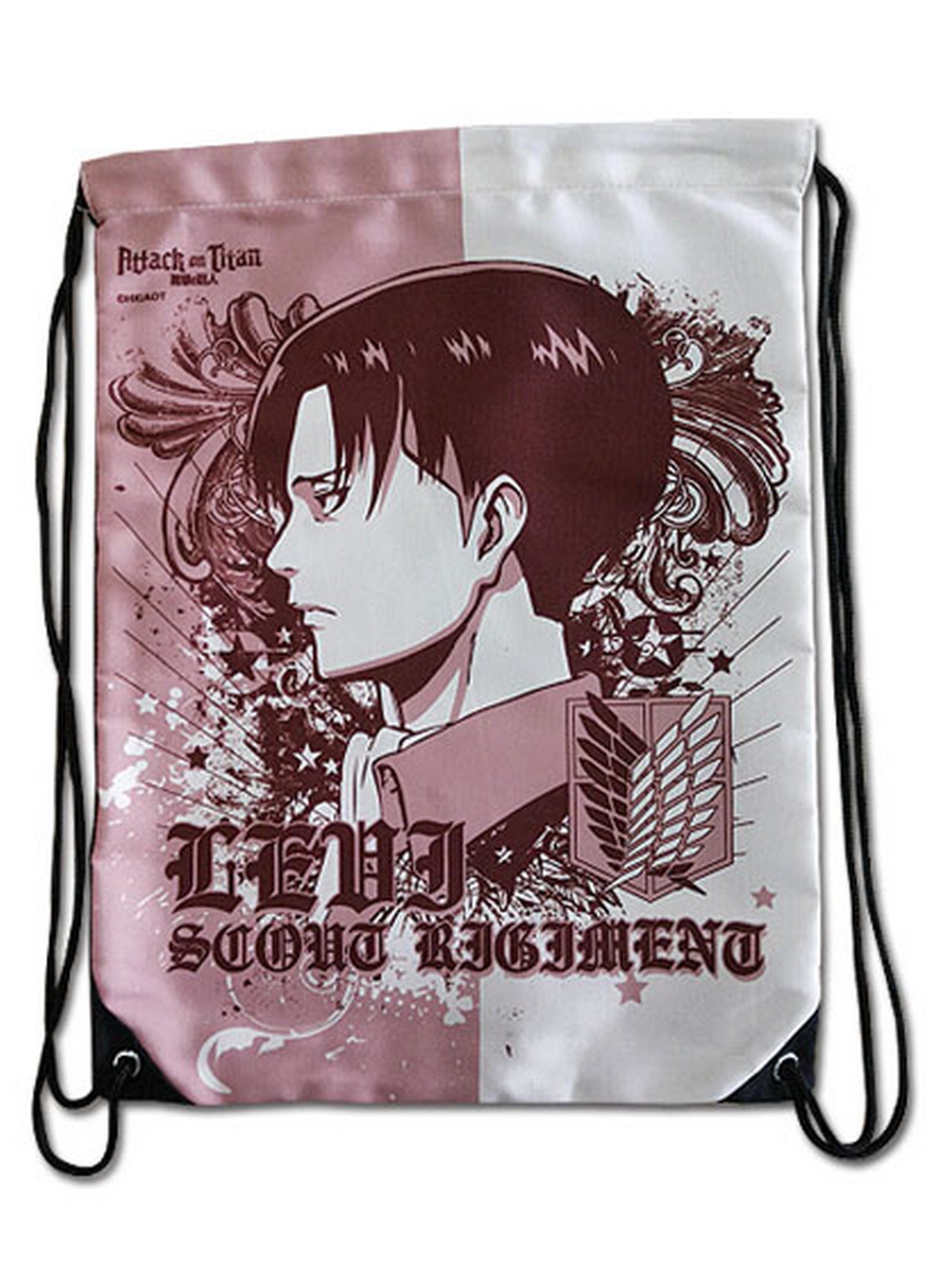 Attack On Titan - Levi Ackerman Side Face Drawstring Bag