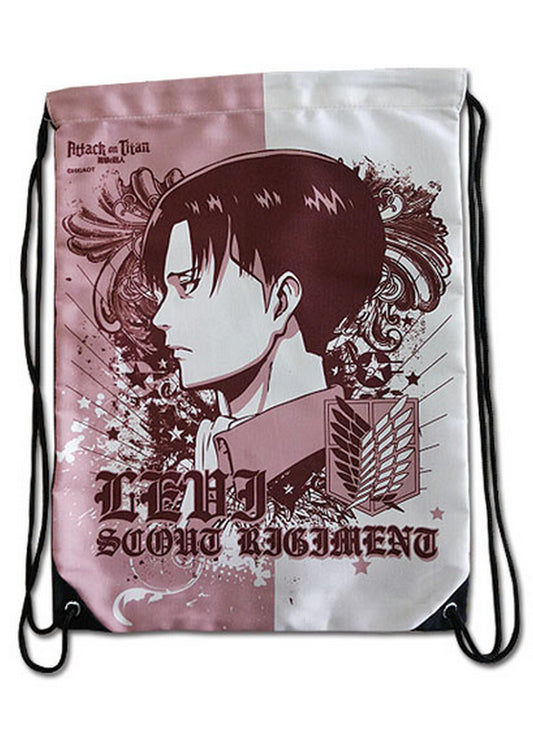 Attack On Titan - Levi Ackerman Side Face Drawstring Bag