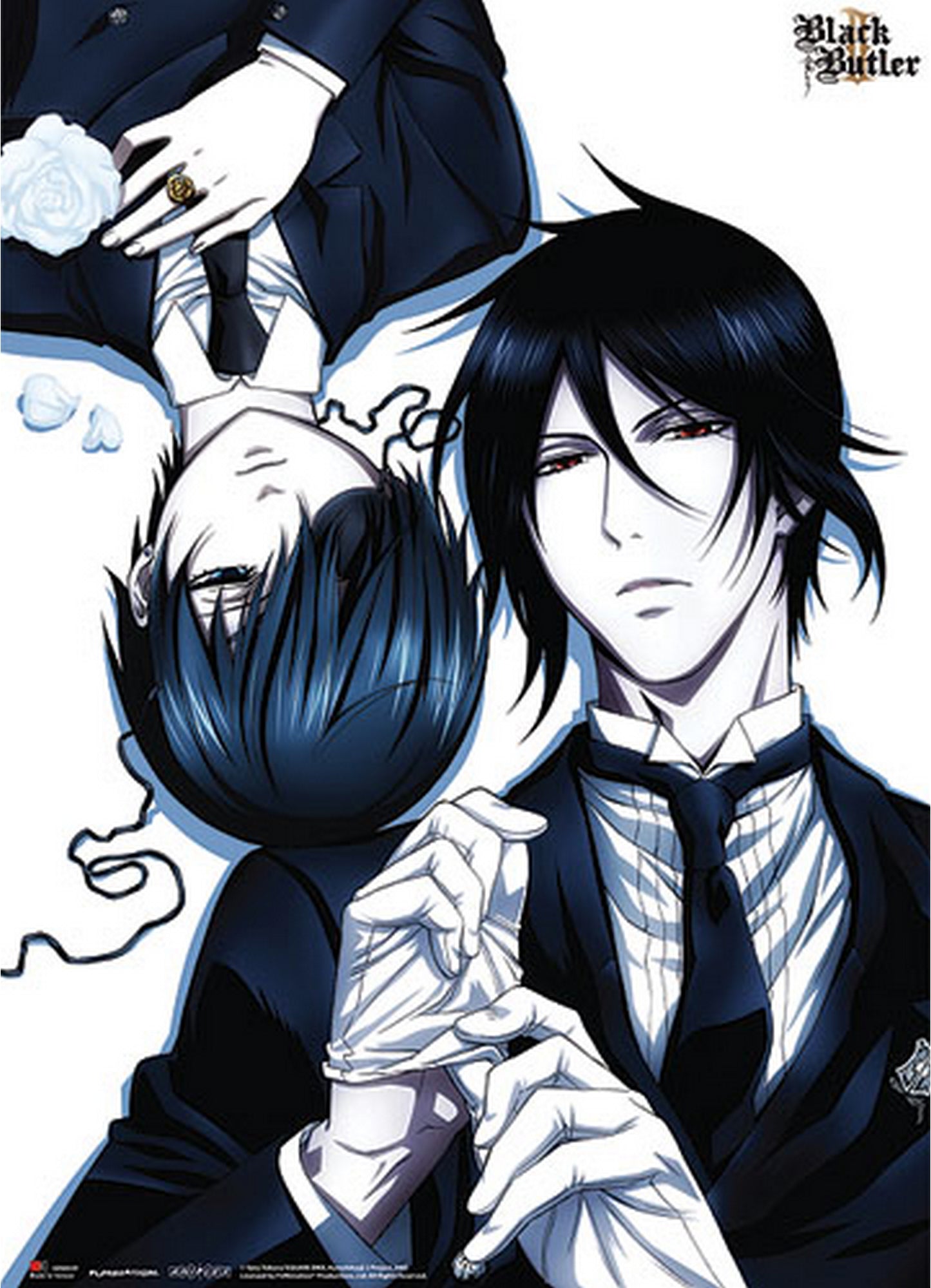 Black Butler 2 - Sebastian Michaelis And Ciel Phantomhive Wall Scroll 31"W x 43"H