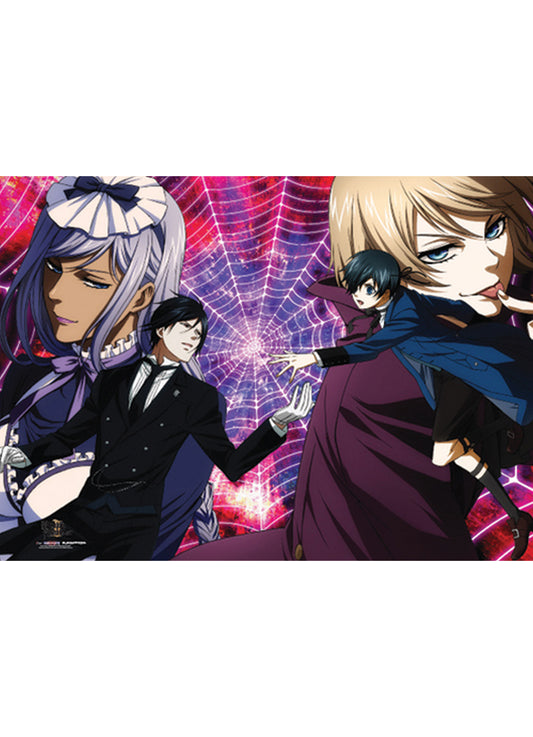 Black Butler 2 - Group Web Wall Scroll 31"W x 43"H