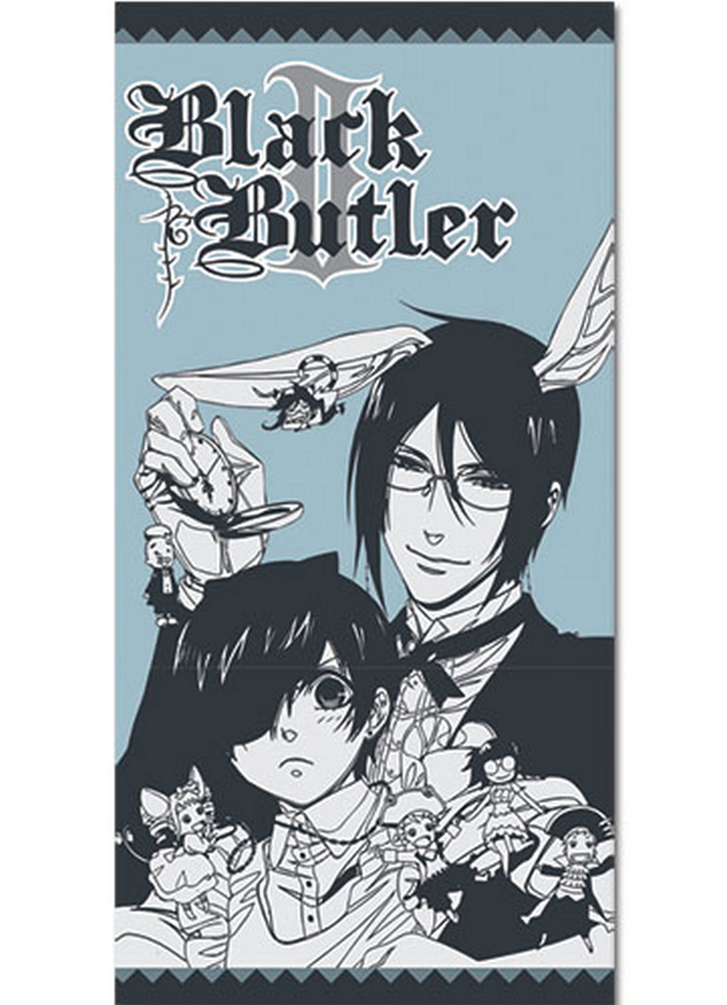 Black Butler 2 - Ciel Phantomhive In Wonderland Towel 29.5"W x 59"H