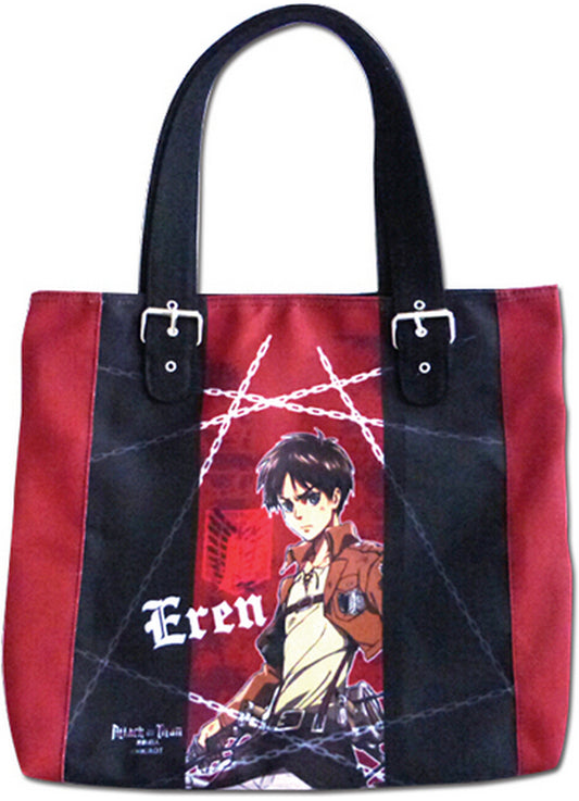 Attack On Titan - Eren Yeager Red Tote Bag (Type U)
