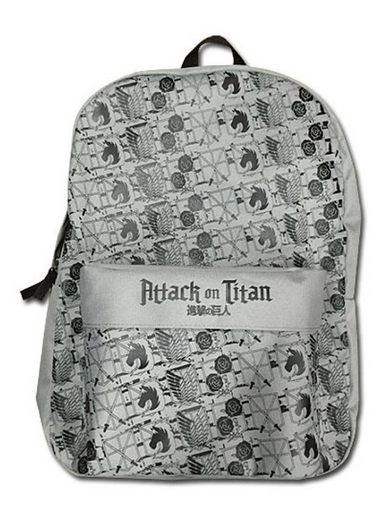 Attack On Titan - Emblems Backpack Bag