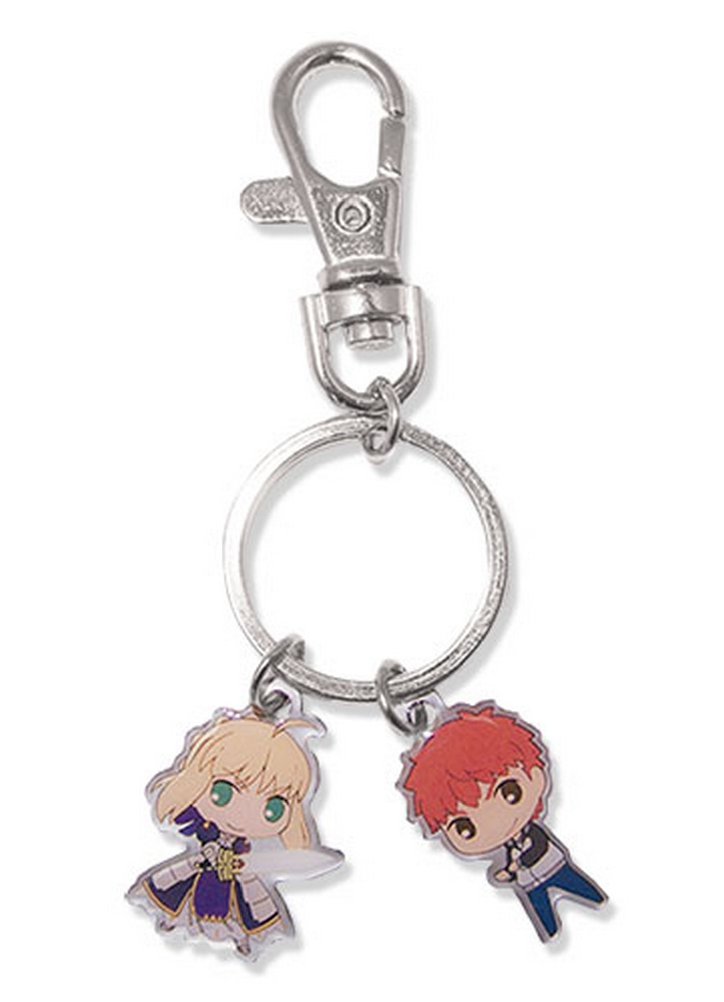 Fate/stay night - Saber And Shirou Emiya SD Metal Keychain
