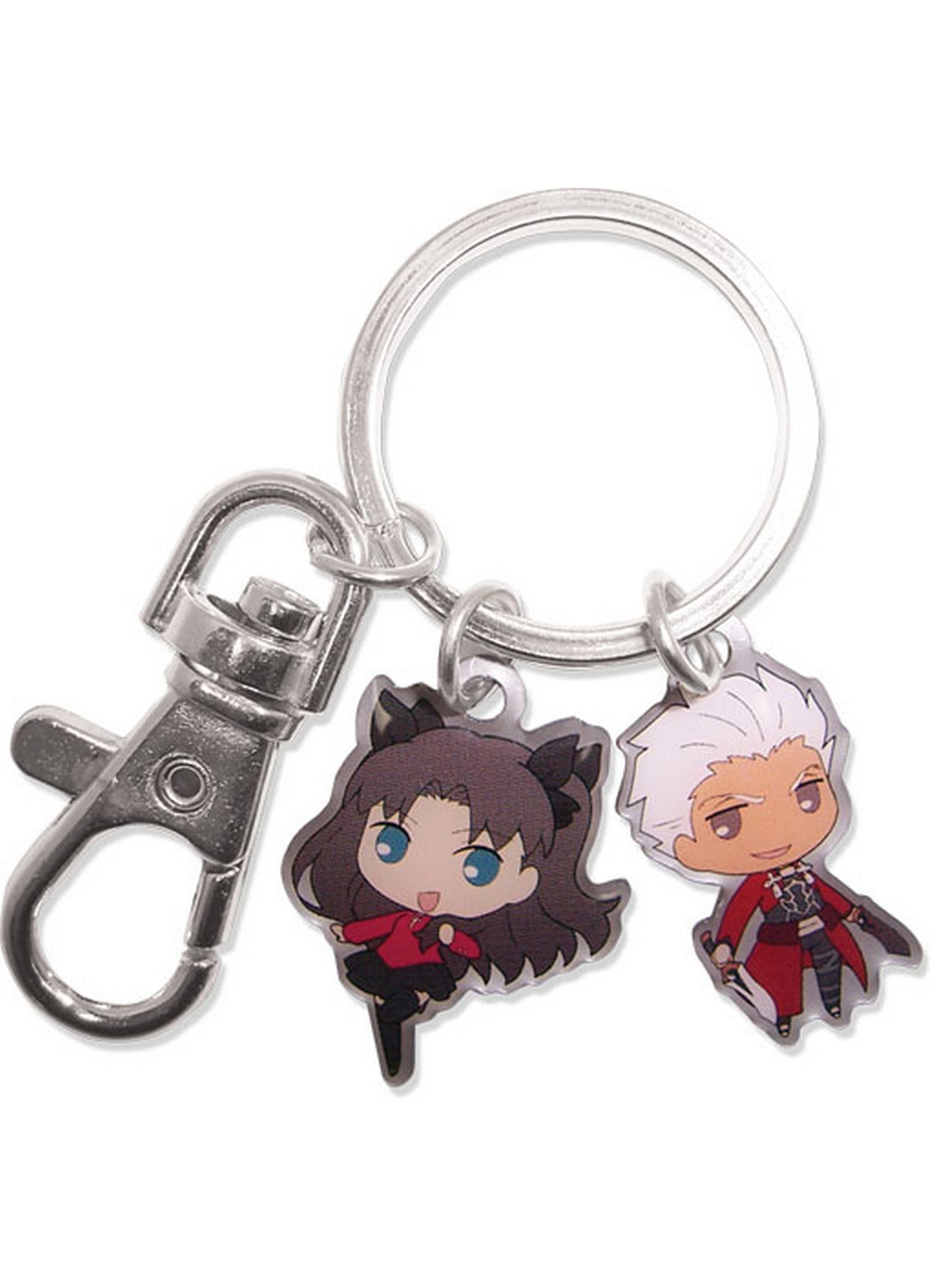 Fate/stay night - Archer And Rin Tohsaka SD Metal Keychain